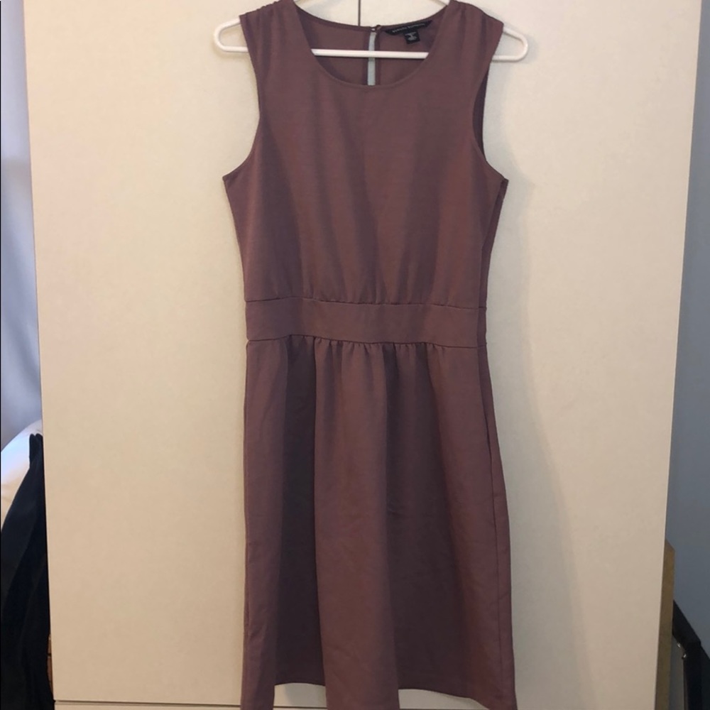 Banana Republic Nude Purple Dress- size 8 Tall